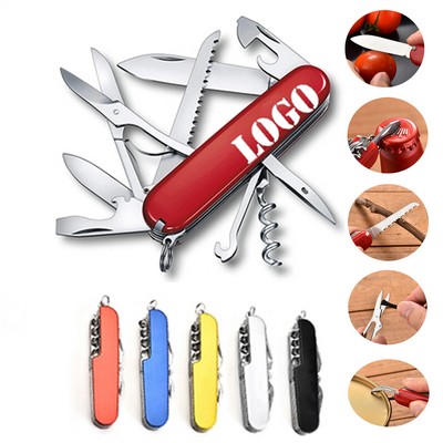 Compact Swiss Army Knife with Multiple Functions