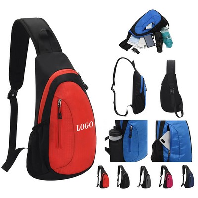 Modern Nylon Sling Backpack