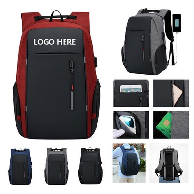 Customizable Oxford Laptop Backpack