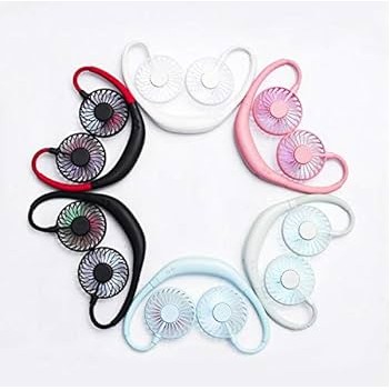 Hands-Free Neck Fan with LED Light