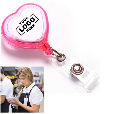 Retractable Badge Reel Clips Holder