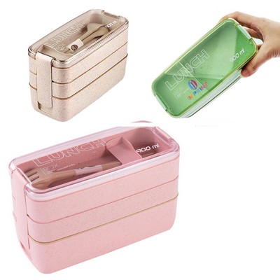 Wheat Straw Leakproof Bento Lunch Box