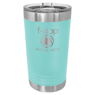 Polar Camel Teal 16 oz. Pint with Slider Lid
