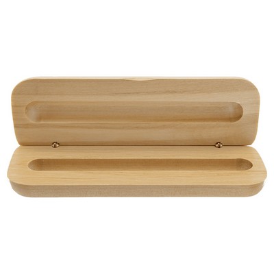 6 3/4" x 2 1/8" Maple Pen Case (Case Only, pen not included)