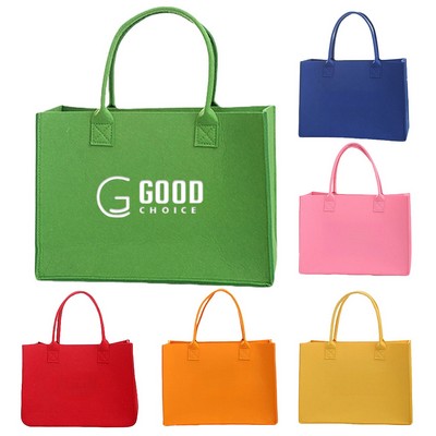 Large Capacity Felt Tote Bag