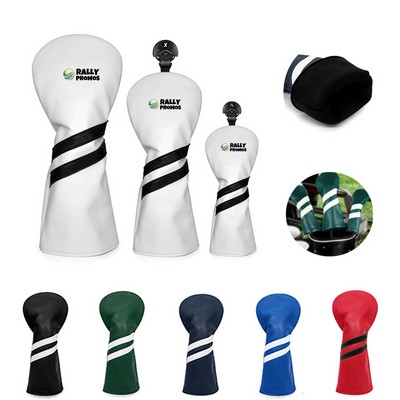 PU Leather Golf Club Head Covers