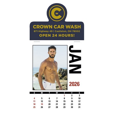 Triumph® Calendars Press-N-Stick Male Call Calendar