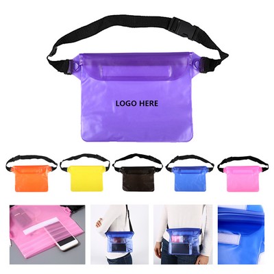 Water-resistant PVC waist bag