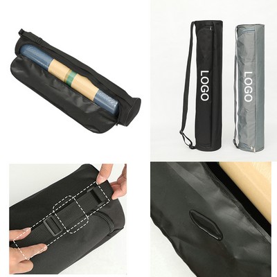 28" Unisex Adjustable Strap Oxford Fabric Yoga Mat Tote Bag