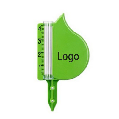 Droplet Shaped Plastic Rain Gauge