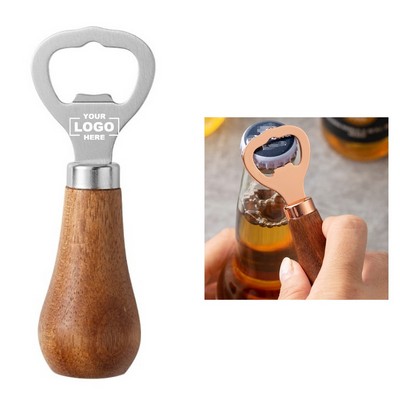 Wooden Handle Bottle Opener