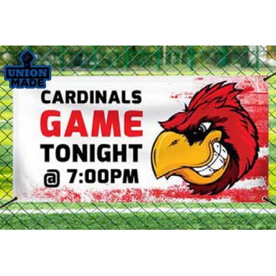 60" X 36" 13oz Vinyl Banner (Digital Print/ Union)