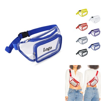 Clear Stadium Fanny Pack with Strap