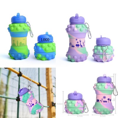 20oz Collapsible Kids Water Bottles
