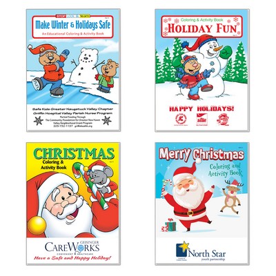 Holiday Themed Coloring & Activity Books