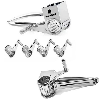 4 Drum Blades Stainless Steel Cheese Grater