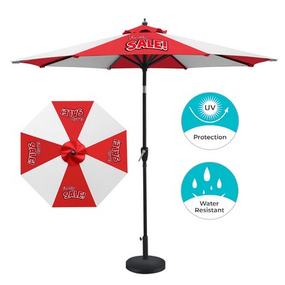 9' Tilt Aluminum Market Umbrella