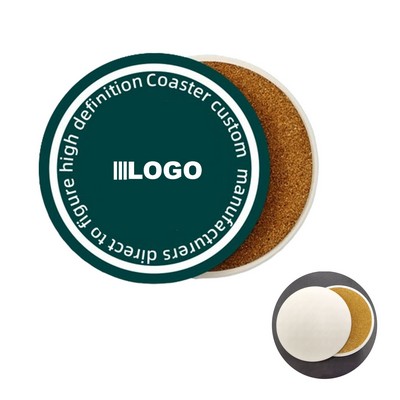 Round Ceramic Coaster