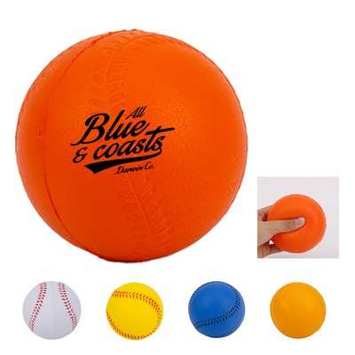 Athletic Stress Relief Baseball Foam Squeeze Ball