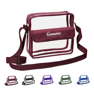 Clear Waterproof Crossbody Bag