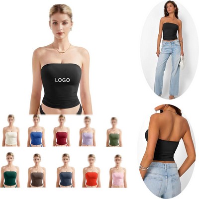 Summer Sexy Strapless Bandeau Top