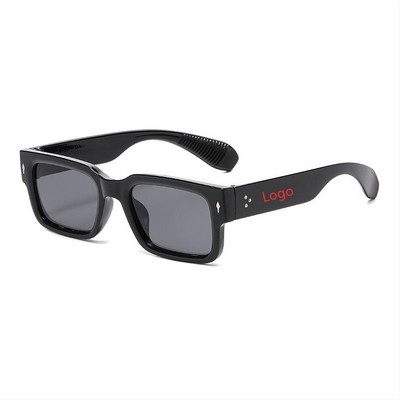 Color-Block Square Uv Sunglasses
