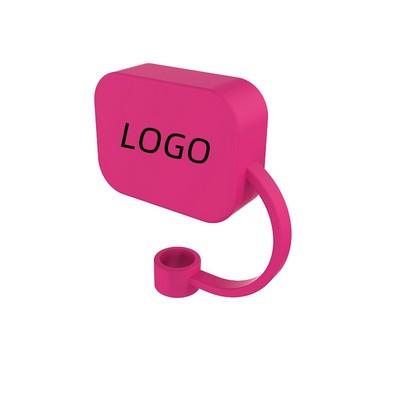 Square Dust-Proof Silicone Straw Cover