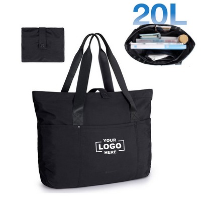 Compact Foldable Travel Tote