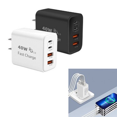 40W Multi-Port Fast Charger