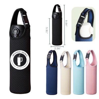 14oz Neoprene Bottle Sleeve Portable Thickened Insulated Water Bottle Holder