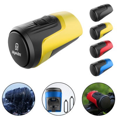 Rechargeable Bike and Electric Bike Horn - 125dB Loud Alarm