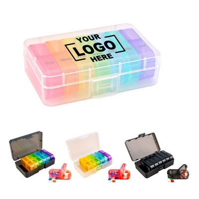 Weekly Organizer: 14-Compartment Medicine Storage Solution