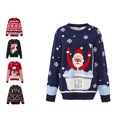 Custom Women's Ugly Jacquard Sweater