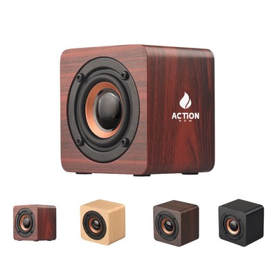 Wooden Mini Wireless Speaker