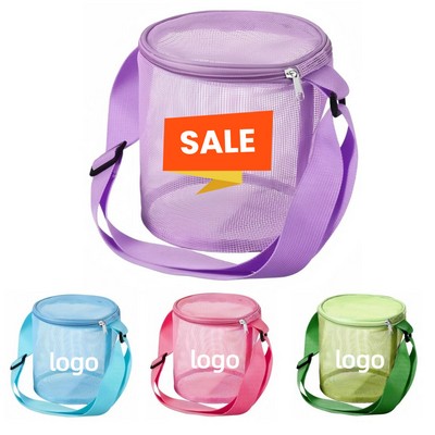 Kids Tote Cylinder Shell Beach Collecting Bags