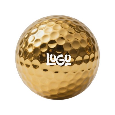 Gold Plated Rubber Golf Balls