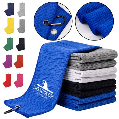 Microfiber Golf Towel Waffle Sports Towels