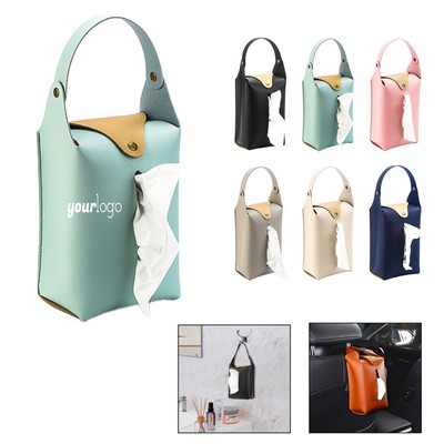 Suspension Pu Leather Tissue Bag