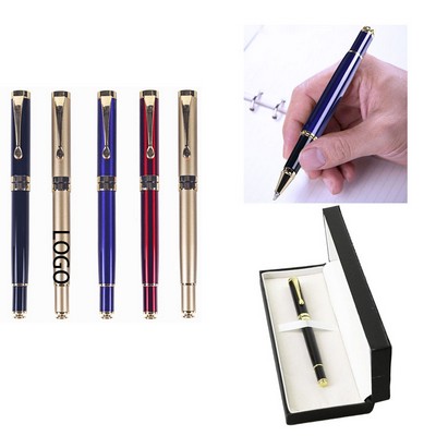 Black Metal Gel Pen Set