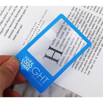Eco-Friendly Custom PVC Magnifier Bookmark
