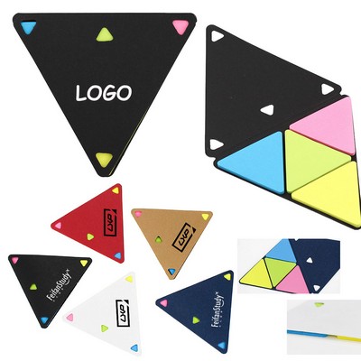 Four-Color Triangle Sticky Notes