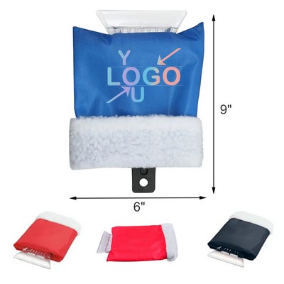 Car Ice Scraper With Gloves