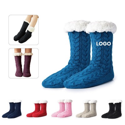 Fuzzy Slipper Socks