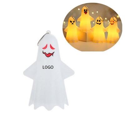 Halloween Ghost Night Light with Keychain