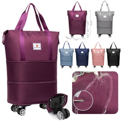 Foldable Waterproof Travel Bag W/ Wheels
