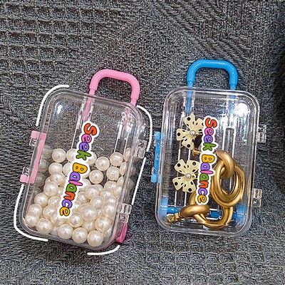 Mini Suitcase Jewelry Box