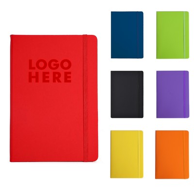A5 PU Notebook With Elastic Strap