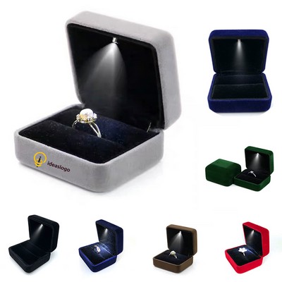 Engagement Led Light Ring Box Jewelry Gift Box