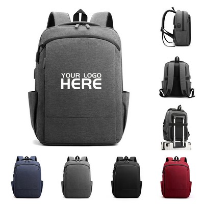 Waterproof Laptop Backpack w/ USB Port