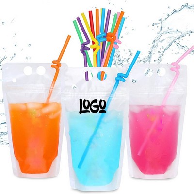 16ounce Portable Straw Juice Pouch
